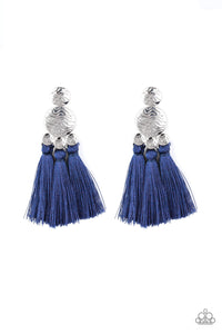 Taj Mahal Tourist - Blue Earrings - Paparazzi Accessories - Natalie's Trendy Treasures