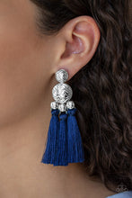 Load image into Gallery viewer, Taj Mahal Tourist - Blue Earrings - Paparazzi Accessories - Natalie&#39;s Trendy Treasures