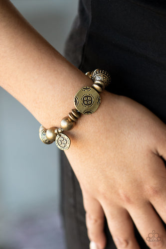 Aesthetic Appeal - Brass Bracelet - Paparazzi Accessories