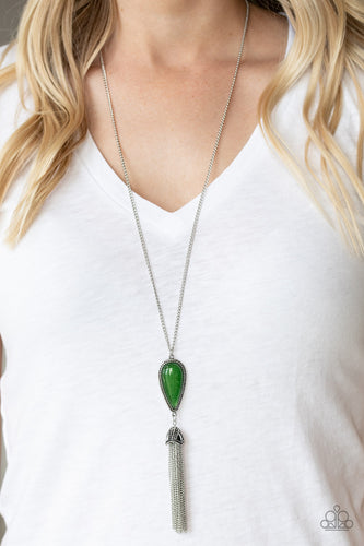 Zen Generation - Green Necklace - Paparazzi Accessories