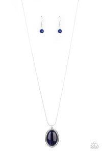 GLISTEN To This - Blue Necklace - Paparazzi Accessories