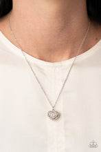 Load image into Gallery viewer, Heart-Warming Glow - White Necklace - Paparazzi Accessories