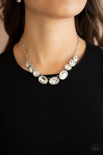 Load image into Gallery viewer, Gorgeously Glacial - White Necklace - Paparazzi Accessories