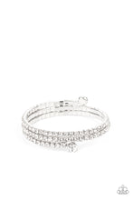 Load image into Gallery viewer, After Party Princess - White Bracelet - Paparazzi Accessories