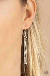 Glamorously Glaring - Silver Necklace - Paparazzi Accessories