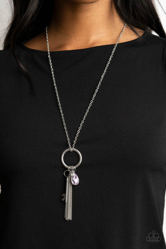 Unlock Your Sparkle - Purple Necklace - Paparazzi Accessories