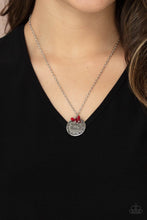 Load image into Gallery viewer, Simple Blessings - Red Necklace - Paparazzi Accessories