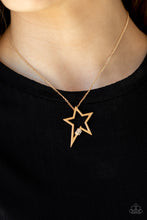 Load image into Gallery viewer, Light Up The Sky - Gold Necklace - Paparazzi Accessories