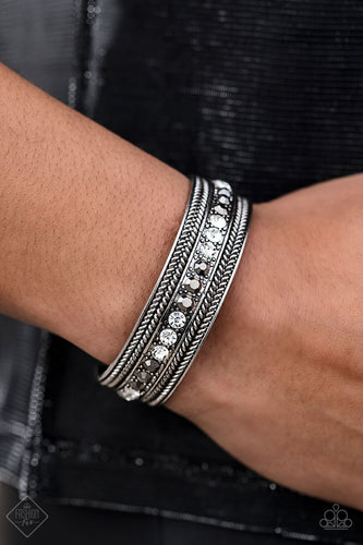 Empress Etiquette Silver Bracelet - Paparazzi Accessories - Natalie's Trendy Treasures