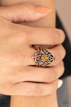 Load image into Gallery viewer, Totally Taken - Copper Ring - Paparazzi Accessories