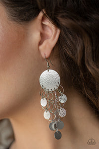 Turn On The BRIGHTS - Silver Earrings - Paparazzi Accessories - Natalie's Trendy Treasures