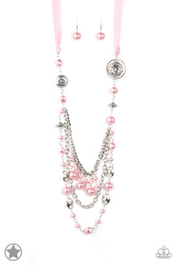 All The Trimmings - Pink Necklace Blockbuster - Paparazzi Accessories - Natalie's Trendy Treasures