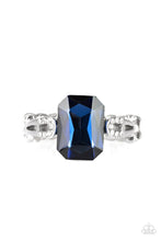 Load image into Gallery viewer, Feast Your Eyes - Blue Ring - Paparazzi Accessories - Natalie&#39;s Trendy Treasures