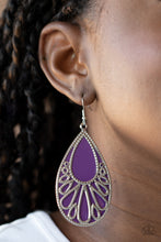 Load image into Gallery viewer, Loud and Proud - Purple Earrings - Paparazzi Accessories