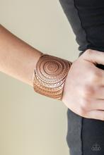 Load image into Gallery viewer, Bare Your SOL - Copper Bracelet - Paparazzi Accessories - Natalie&#39;s Trendy Treasures