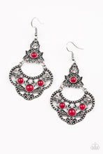 Load image into Gallery viewer, Garden State Glow - Red Earrings - Paparazzi Accessories