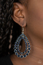 Load image into Gallery viewer, Glacial Glaze - Blue Earrings - Paparazzi Accessories