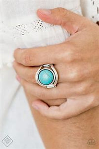 Mojave Native - Blue Ring - Paparazzi Accessories