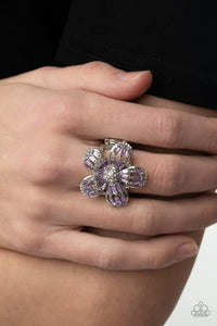 Botanical Ballroom - Purple Ring - Paparazzi Accessories